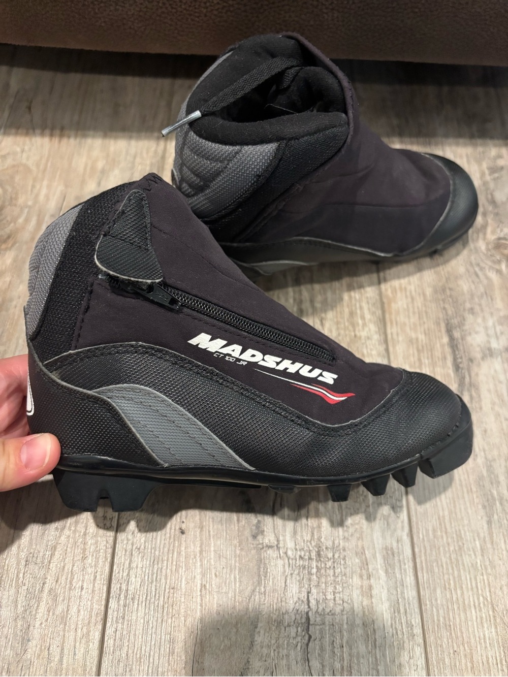 Madshus Kids Black Winter Cross-Country Ski Boots Size 12 - Picture 5 of 7